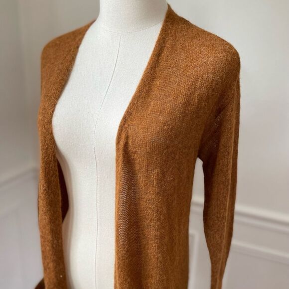 Garcia Jeans Lightweight Cardigan Alpaca Blend Butterscotch S - Picture 2 of 8